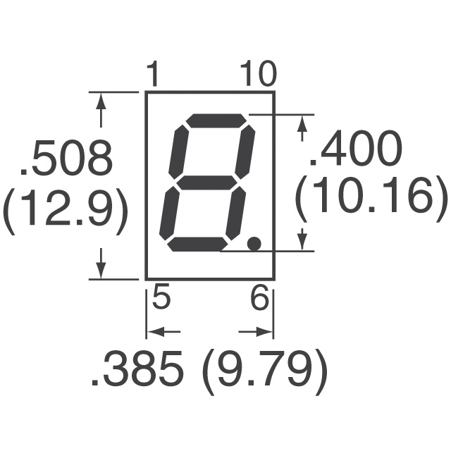 HDSP-F103 Broadcom Limited  Modules d'affichage - Caractères et chiffres à LED